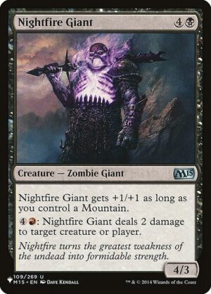 Nightfire Giant<br /><span class="collector-number">Collector No. M15-109</span>