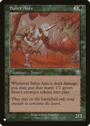 Saber Ants<br /><span class="collector-number">Collector No. MMQ-267</span>
