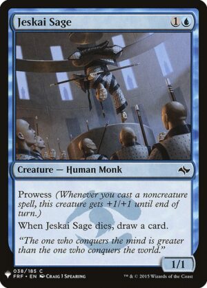 Jeskai Sage<br /><span class="collector-number">Collector No. FRF-38</span>