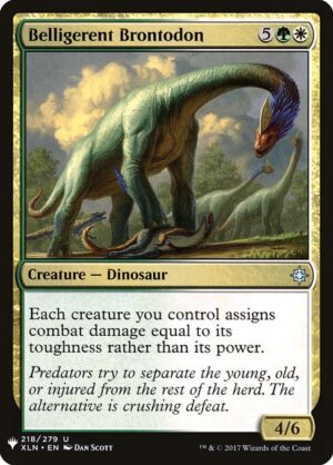 Belligerent Brontodon<br /><span class="collector-number">Collector No. XLN-218</span>