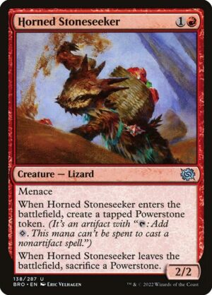 Horned Stoneseeker - Foil<br /><span class="collector-number">Collector No. 138</span>