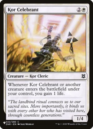 Kor Celebrant<br /><span class="collector-number">Collector No. ZNR-22</span>