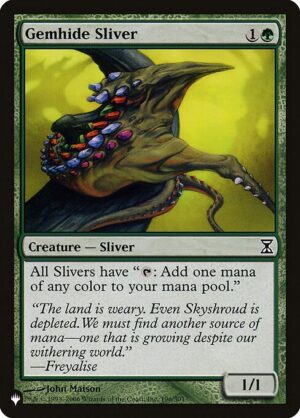 Gemhide Sliver<br /><span class="collector-number">Collector No. TSP-196</span>