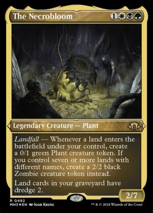 The Necrobloom - Etched<br /><span class="collector-number">Collector No. 492</span>