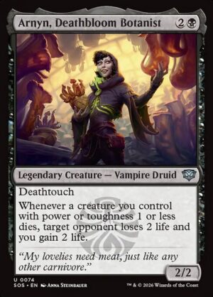 Arnyn, Deathbloom Botanist - Foil<br /><span class="collector-number">Collector No. 74</span>