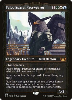 Falco Spara, Pactweaver - Foil<br /><span class="collector-number">Collector No. 372</span>