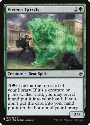 Vivien's Grizzly<br /><span class="collector-number">Collector No. WAR-182</span>