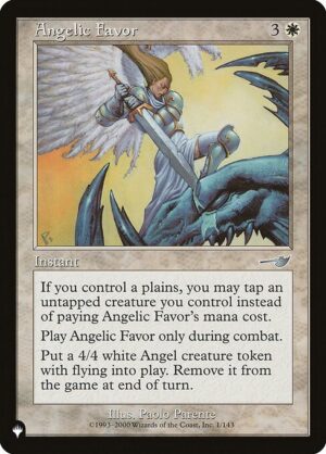 Angelic Favor<br /><span class="collector-number">Collector No. NEM-1</span>