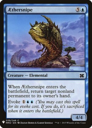 Aethersnipe<br /><span class="collector-number">Collector No. MM2-39</span>