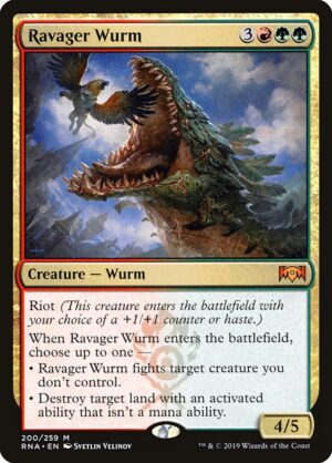 Ravager Wurm<br /><span class="collector-number">Collector No. 200</span>