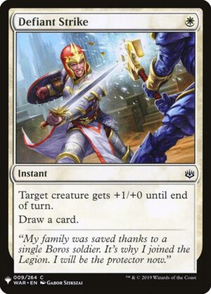 Defiant Strike<br /><span class="collector-number">Collector No. WAR-9</span>