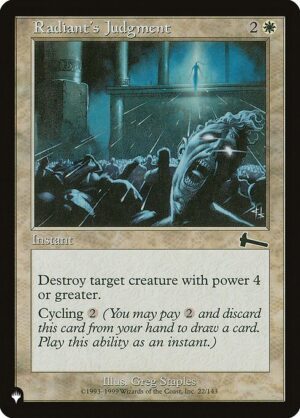 Radiant's Judgment<br /><span class="collector-number">Collector No. ULG-22</span>