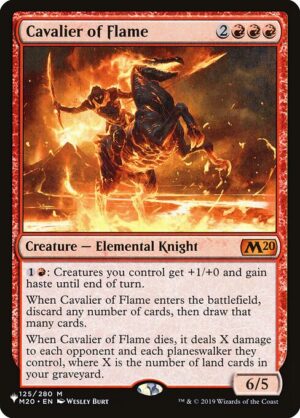 Cavalier of Flame<br /><span class="collector-number">Collector No. M20-125</span>