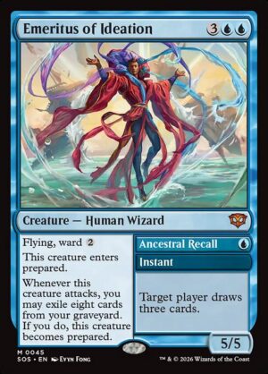 Emeritus of Ideation // Ancestral Recall<br /><span class="collector-number">Collector No. 45</span>
