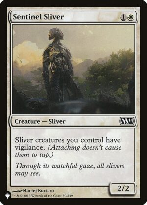Sentinel Sliver<br /><span class="collector-number">Collector No. M14-30</span>