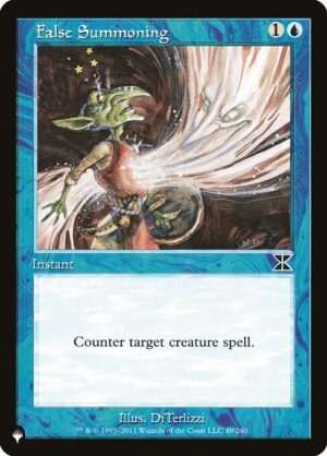 False Summoning<br /><span class="collector-number">Collector No. ME4-49</span>