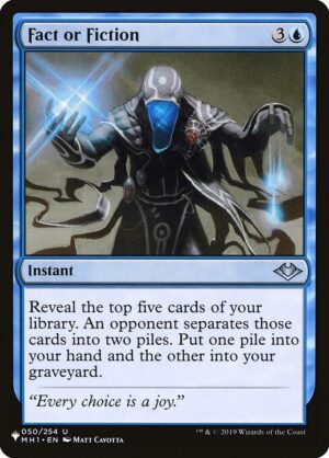 Fact or Fiction<br /><span class="collector-number">Collector No. MH1-50</span>