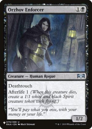 Orzhov Enforcer<br /><span class="collector-number">Collector No. RNA-79</span>