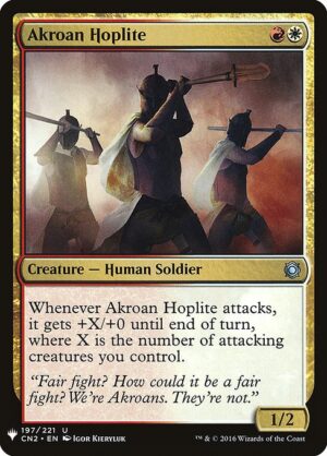 Akroan Hoplite<br /><span class="collector-number">Collector No. CN2-197</span>