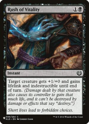 Rush of Vitality<br /><span class="collector-number">Collector No. KLD-99</span>