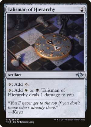 Talisman of Hierarchy - Foil<br /><span class="collector-number">Collector No. 233</span>