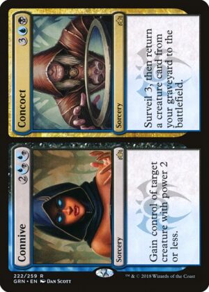 Connive // Concoct - Foil<br /><span class="collector-number">Collector No. 222</span>