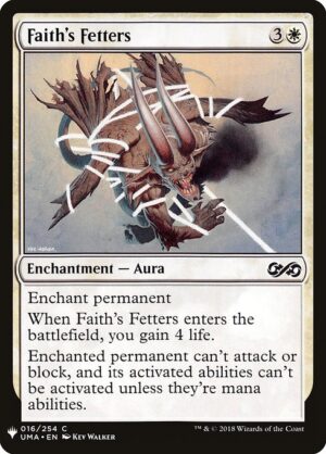Faith's Fetters<br /><span class="collector-number">Collector No. UMA-16</span>