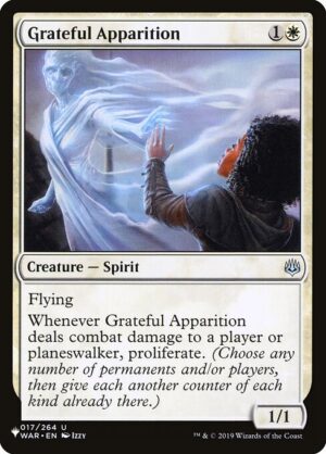 Grateful Apparition<br /><span class="collector-number">Collector No. WAR-17</span>