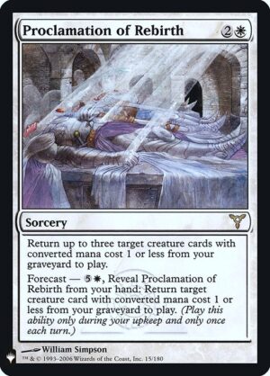 Proclamation of Rebirth - Foil<br /><span class="collector-number">Collector No. DIS-15</span>