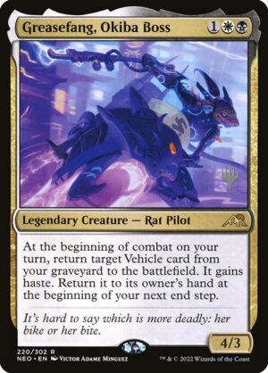 Greasefang, Okiba Boss - Foil<br /><span class="collector-number">Collector No. 220p</span>