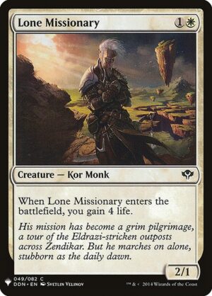 Lone Missionary<br /><span class="collector-number">Collector No. DDN-49</span>