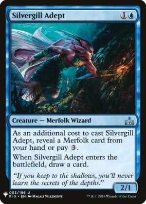 Silvergill Adept<br /><span class="collector-number">Collector No. RIX-53</span>