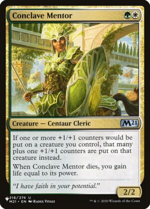 Conclave Mentor<br /><span class="collector-number">Collector No. M21-216</span>