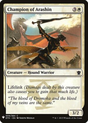 Champion of Arashin<br /><span class="collector-number">Collector No. DTK-9</span>