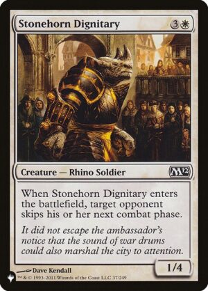 Stonehorn Dignitary<br /><span class="collector-number">Collector No. M12-37</span>