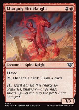 Charging Strifeknight - Foil<br /><span class="collector-number">Collector No. 110</span>