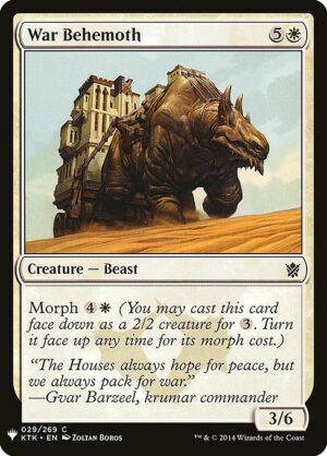 War Behemoth<br /><span class="collector-number">Collector No. KTK-29</span>
