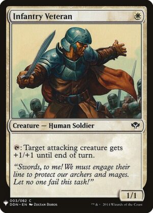 Infantry Veteran<br /><span class="collector-number">Collector No. DDN-3</span>