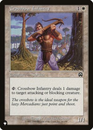 Crossbow Infantry<br /><span class="collector-number">Collector No. MMQ-16</span>