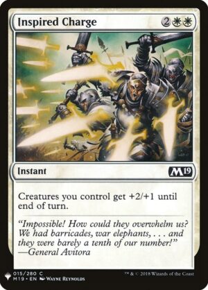 Inspired Charge<br /><span class="collector-number">Collector No. M19-15</span>