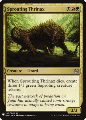 Sprouting Thrinax<br /><span class="collector-number">Collector No. MM3-189</span>