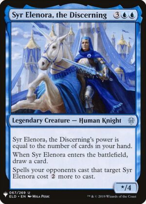 Syr Elenora, the Discerning<br /><span class="collector-number">Collector No. ELD-67</span>