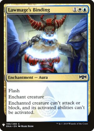 Lawmage's Binding<br /><span class="collector-number">Collector No. RNA-190</span>