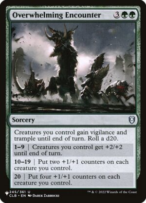Overwhelming Encounter<br /><span class="collector-number">Collector No. CLB-245</span>
