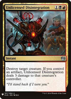 Unlicensed Disintegration<br /><span class="collector-number">Collector No. KLD-187</span>