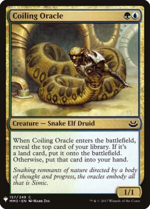 Coiling Oracle<br /><span class="collector-number">Collector No. MM3-157</span>