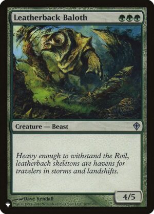 Leatherback Baloth<br /><span class="collector-number">Collector No. WWK-107</span>