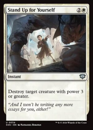 Stand Up for Yourself<br /><span class="collector-number">Collector No. 34</span>