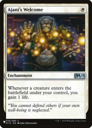 Ajani's Welcome<br /><span class="collector-number">Collector No. M19-6</span>