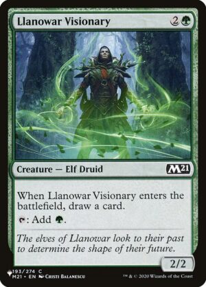 Llanowar Visionary<br /><span class="collector-number">Collector No. M21-193</span>